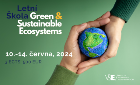 Přidejte se na kurz Letní školy – Green & Sustainable Ecosystems /10. – 14. června 2024/