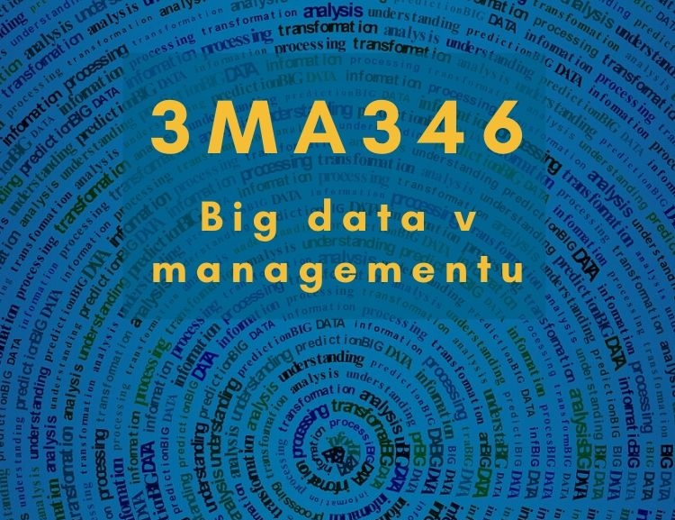 Bakalářský kurz Big data v managementu 3MA346