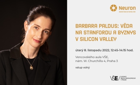 Přednáška Barbary Paldus: Věda na Stanfordu a byznys v Silicon Valley /8.11./