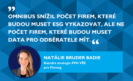 Natálie Bruder Badie pro Finmag: ESG se malých a středních firem týká víc, než se může zdát
