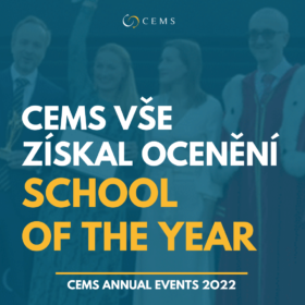 VŠE si z Káhiry dovezla prestižní ocenění CEMS School of the Year 2021/22