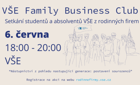 VŠE Family Business Club o nástupnictví a sourozencích /6.6. 2024/