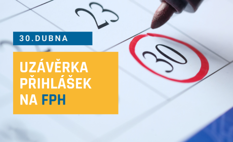 Deadline se blíží: Přihlášky přijímáme do 30. dubna 2026