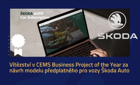 VŠE vyhrála CEMS Business Project of the Year 2023 za návrh modelu předplatného pro vozy Škoda Auto