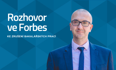 Děkan FPH prof. Hnilica o zrušení bakalářských prací ve Forbes