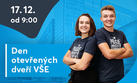 Zveme vás na Den otevřených dveří VŠE /17.12. 2024/