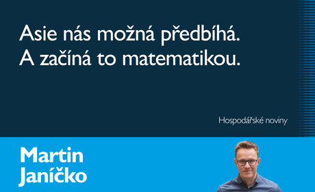 Martin Janíčko pro HN: Matematika v Asii frčí aneb Kdo nás možná brzy sfoukne jako svíčku