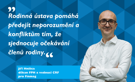 Jiří Hnilica o rodinné ústavě pro Finmag