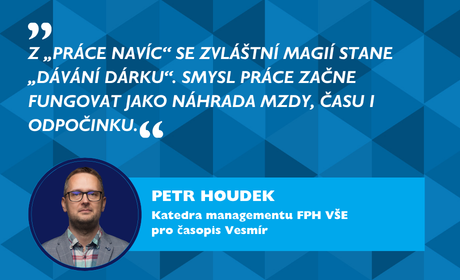 Článek Petra Houdka pro časopis Vesmír: Vykořisťování vášně