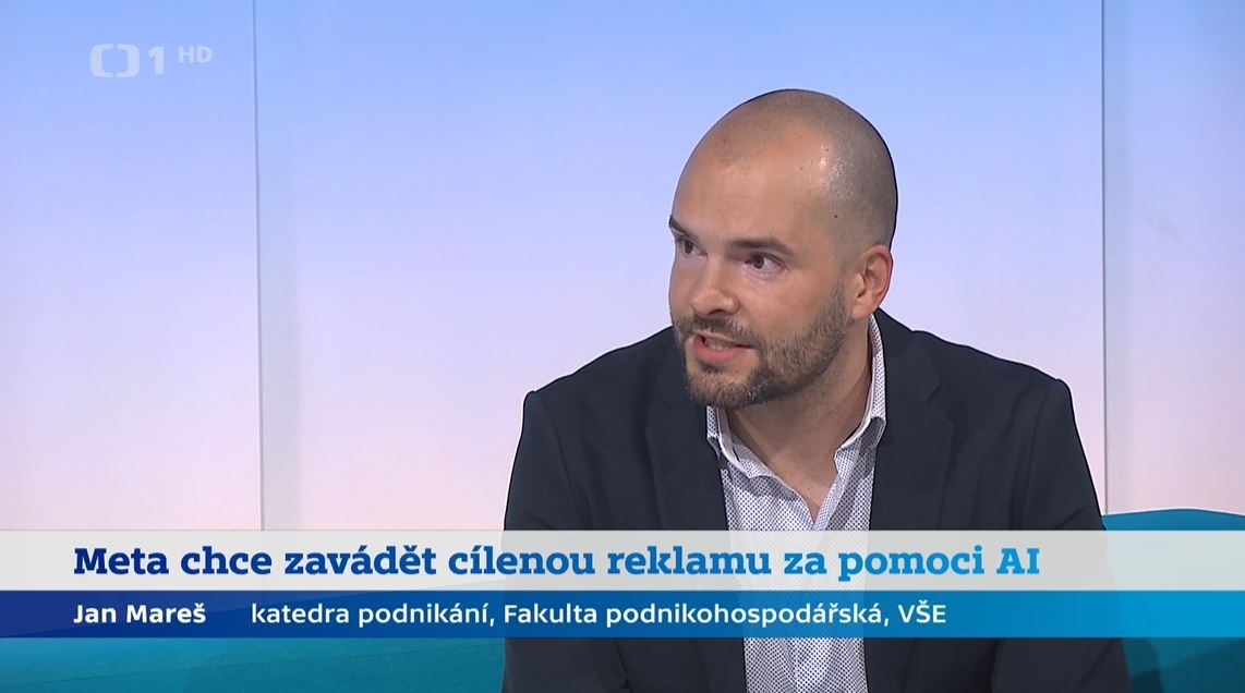 Jan Mareš ve Studiu 6 o cílené reklamě s využitím AI od Mety