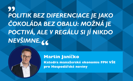 Martin Janíčko pro HN: Proč se strany chtějí lišit aneb co učí ekonomie politiku