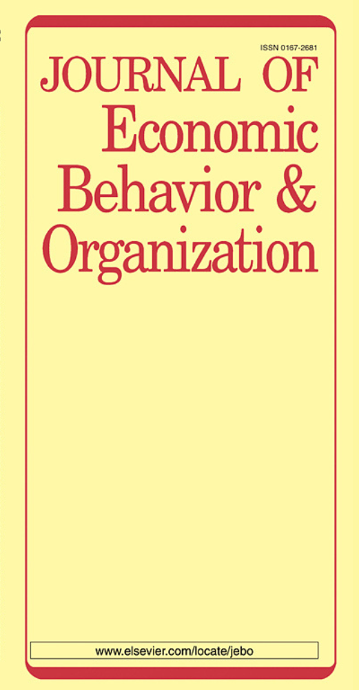 Výzkumníci z Katedry manažerské ekonomie publikovali článek ve vědeckém časopise Journal of Economic Behavior & Organization