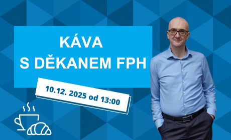 Zveme vás na Kávu s děkanem FPH /10.12. 2025 od 13:00/