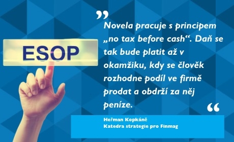 Heřman Kopkáně o nových pravidlech pro zaměstnanecké akcie pro Finmag