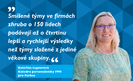 Kateřina Legnerová v podcastu Forbes Jak být lepší o tom, proč je věkově pestrý tým pro firmu výhrou