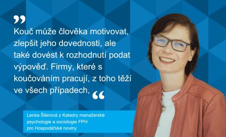 Lenka Šilerová o koučování a nabídce služby kouče zaměstnancům pro Hospodářské noviny