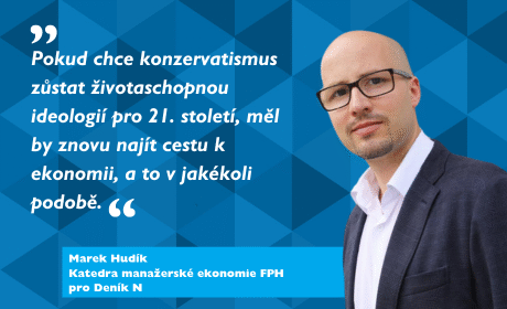 Marek Hudík o konzervativní ekonomii v Deníku N