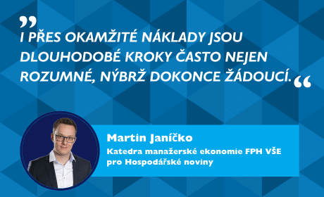 Martin Janíčko pro Hospodářské noviny: Přístup „ono se to nějak udělá“ se nám může nakonec dost prodražit