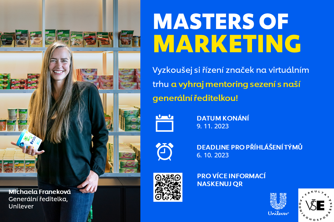 Otestujte své marketingové dovednosti v soutěži Masters of Marketing 2023