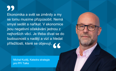 Michal Kuděj v PFI Talks nejen o restrukturalizaci