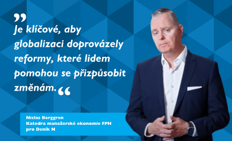 Rozhovor s Niclasem Berggrenem v Deníku N o globalizaci