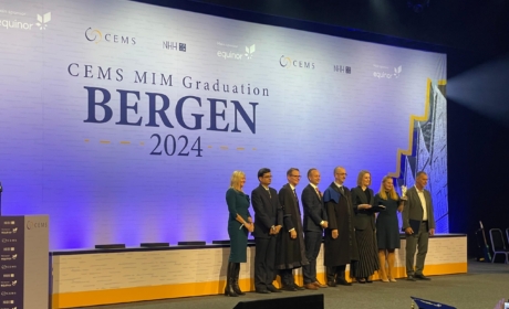 CEMS VŠE triumfoval v Bergenu a získal ocenění CEMS Best School of the Year 2023/24