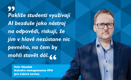Petr Houdek o znalostech pro Lidové noviny