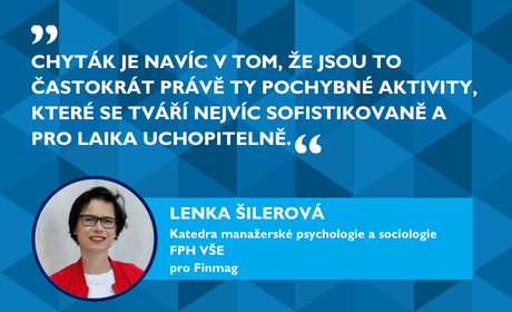 Lenka Šilerová pro Finmag: Pozor na pseudokouče. Z drahého školení může být riziko pro zaměstnance i firmu
