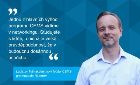 Ladislav Tyll o programu CEMS pro magazín Reportér