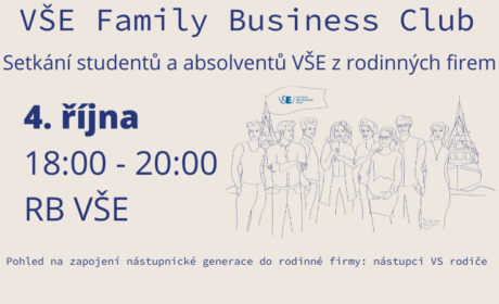 VŠE Family Business Club o zapojení nástupců do rodinné firmy /4.10. 2024/