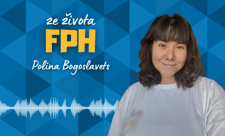 Podcast Ze života FPH: Nový semestr, nový tým, nový díl s Polinou Bogoslavets