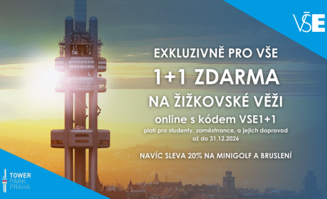 Výsledek studentské iniciativy: 1+1 vstup pro komunitu VŠE