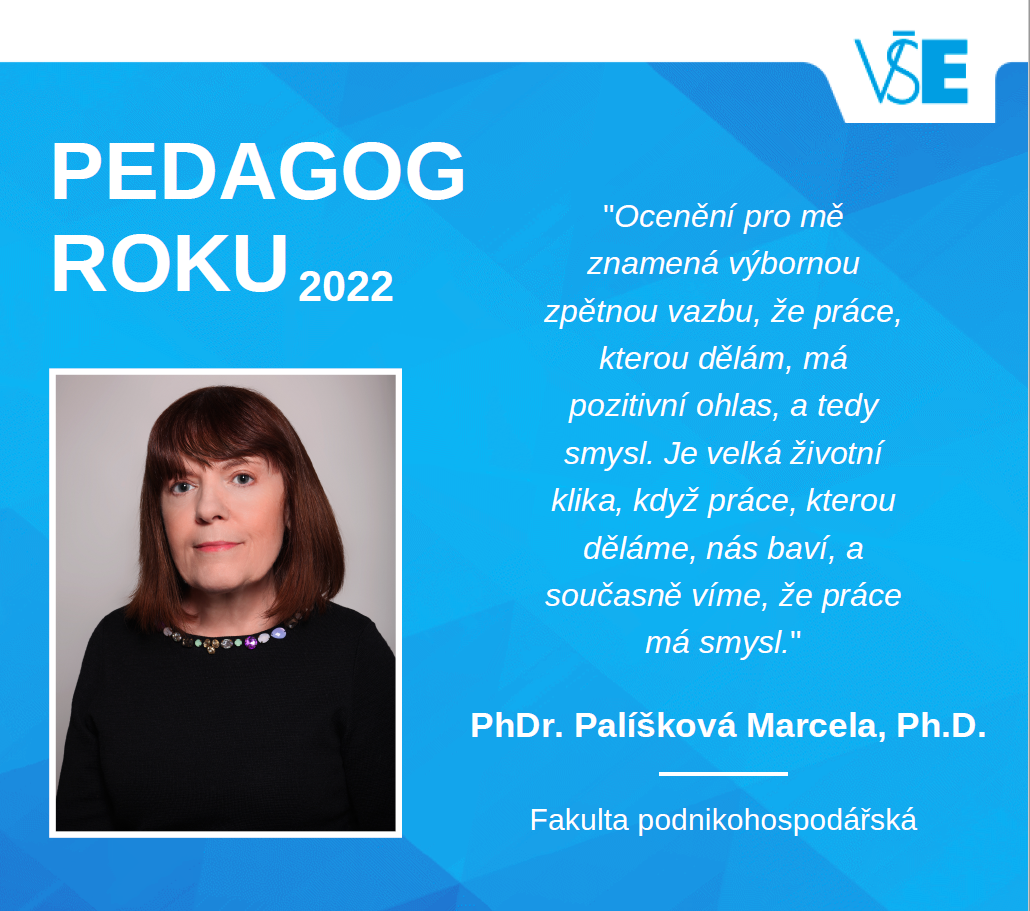 Rozhovor s dr. Marcelou Palíškovou, která získala ocenění Pedagog roku 2022