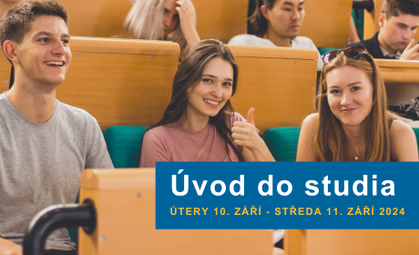 Povinný předmět pro prváky Úvod do studia /10.- 11.9. 2024/